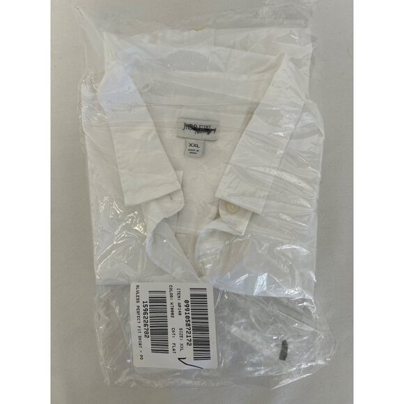 J Crew Factory Sleeveless cotton poplin shirt in signature fit, AP140 Size XXL - Picture 6 of 6